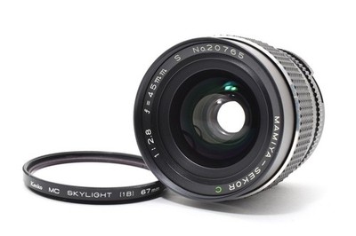 Super  Fully Functional Mamiya Sekor C 45mm f 2.8 S Medium Format MF Lens 1000S