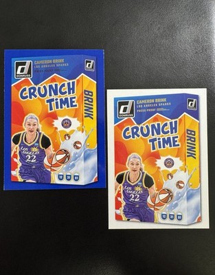 Panini WNBA 2025 Donruss Cameron Brink Crunch Time #17 Press Proof Lot 2