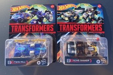 Hot Wheels X Transformers Collaborative Bone Shaker & Twin Mill Combo Hasbro