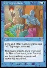 Shoving Match -Foil Light Play MTG Mercadian Masques