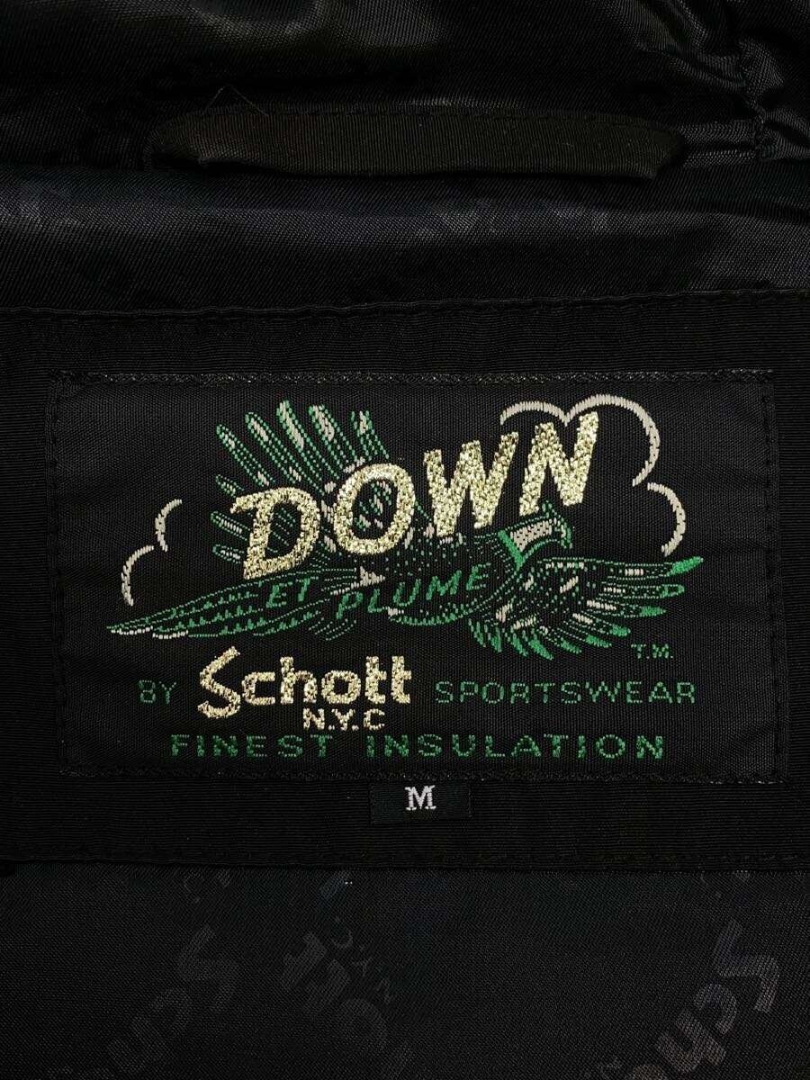 Schott Down Jacket M Polyester BLK Plain 3172024 - image 3