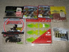 Chining worm set Gary Yamamoto INX.label Evergreen Marukyu Power Grub Rockfish