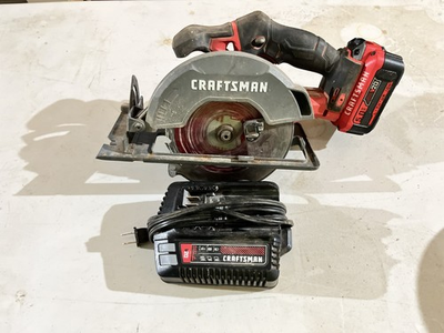 #ad Craftsman V20 6‐1 2quot; Cordless Circular Saw with Battery and Charger $40.00