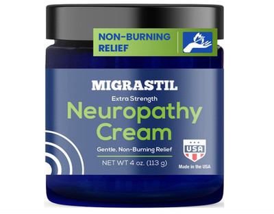 Basic Vigor Migrastil Neuropathy Relief Cream Extra Strength for Feet Legs an...