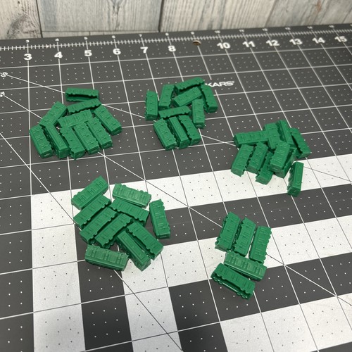 Ticket To Ride 45ct Green Train Cars Official Extra/Replacement Game Pieces