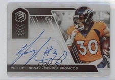 2020 Panini Elements Steel Signatures /99 Phillip Lindsay #SS-PL Auto
