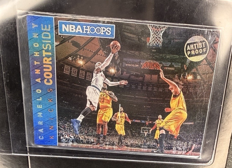 2015-16 Panini NBA Hoops Courtside Artist Proof Holo /99 Carmelo Anthony HOF 2d0
