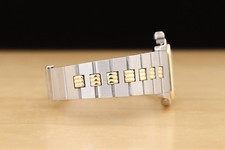 CARTIER SANTOS CARREE 2961 29MM WHITE ROMAN DIAL 18K YELLOW GOLD STEEL WATCH 10