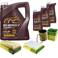 Mann Inspektionspaket 8L Mannol Energy 5W-30 FüR VW Touareg 3.2 V6 3.6 Audi Q7