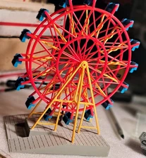 HO - IHC Carnival Circus Ferris Wheel and Platform from Kit 5110 - Built w Motor