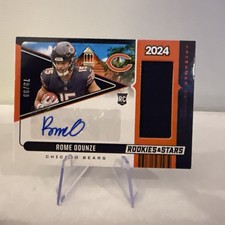 2024 Rookies And Stars Rome Odunze Freshman Orientation Patch Auto /99 RPA Bears