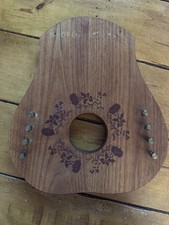 Rustic Floral Wooden String Instrument