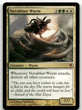 Novablast Wurm #119 (MP) Worldwake WWK Magic MTG