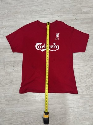 Liverpool Carlsberg Graphic T-Shirt Hanes L Jersey Team Sport Football Soccer
