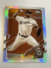 2021 Topps Chrome Baseball Sepia Refractor - Stephen Strasburg - Nationals