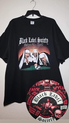 Vintage Y2K Shot to Hell Black Label Society Tour Shirt 2XL Dimebag Pantera