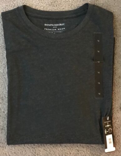 Banana Republic - Men's Premium T-Shirt, Charcoal Color, Size XL ,NEW With Tag !