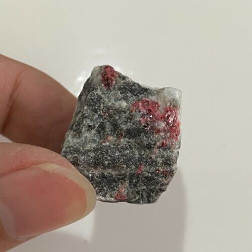 29*28*21mm 23g espécimen de cinnabar sobre dolomita 4395 - Imagen 2 de 4