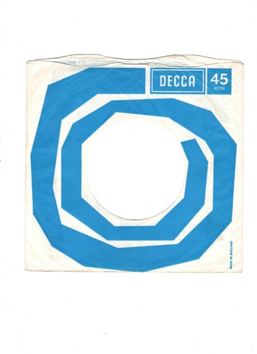 DECCA - X 1 ORIG "DOUBLE WAVE-TOP" UK 7" RECORD COMPANY SLEEVE/S.ALL IN VG+ CON - Picture 6 of 20