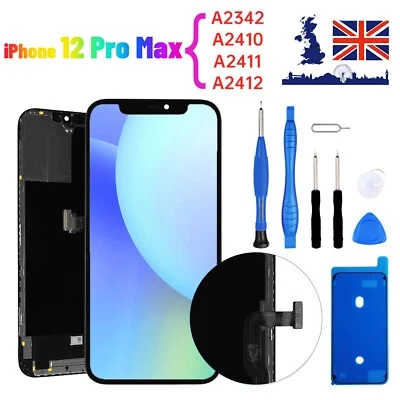 Für iPhone 12 Pro Max LCD Bildschirm Ersatz Touch Digitizer Display Baugruppe UK