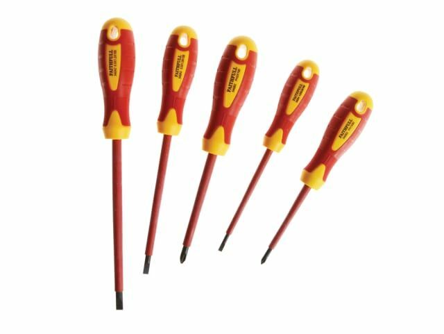 Faithfull - VDE Soft Grip Screwdriver Set di 5 SL / PH