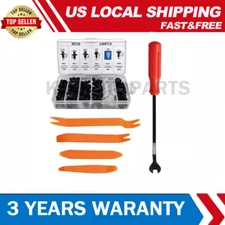 105pcs Car Body Plastic Trim Retainer Fastener Clips Push Pin Fender Bumper Tool