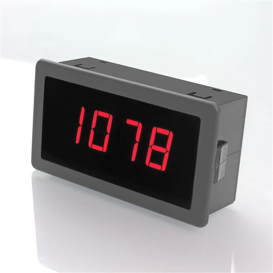 4 Digital LED Tachometer RPM Speed Meter 10-9999RPM+Hall Proximity Switch - Image 3 of 4