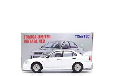 Tomica Limited Vintage Neo 1:64 Mitsubishi Lancer RS Evolution VI White LV-N190e