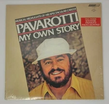 NIP Pavarotti My Own Story double LP vinyl record with photo montage Sealed 1981