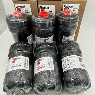 6 PACK Fuel Filter FF63009 5303743 FF63054NN For Fleetguard Cummins Engine Part