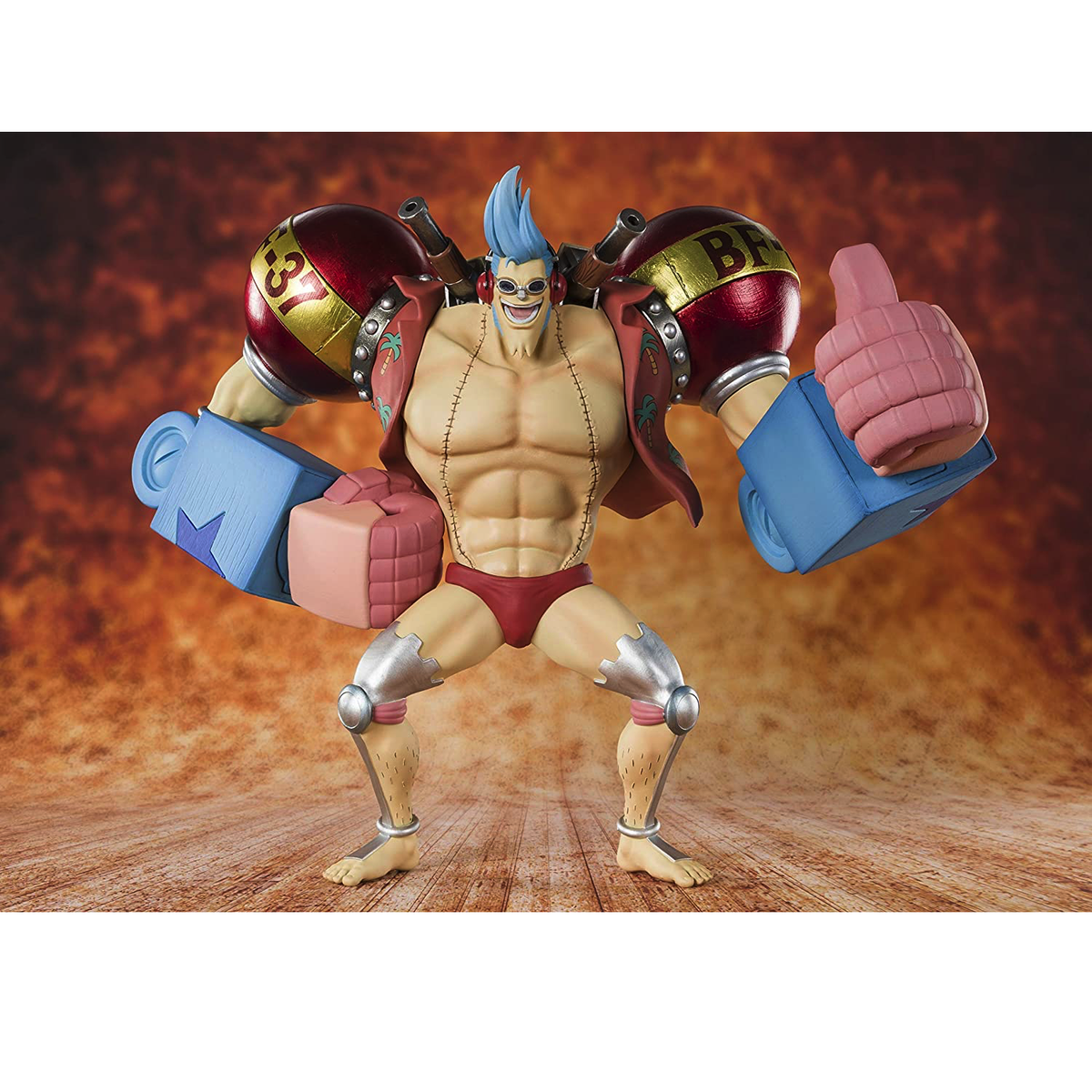 Bandai Figuarts Zero One Piece FRANKY Iron Man Frankie Figure | eBay