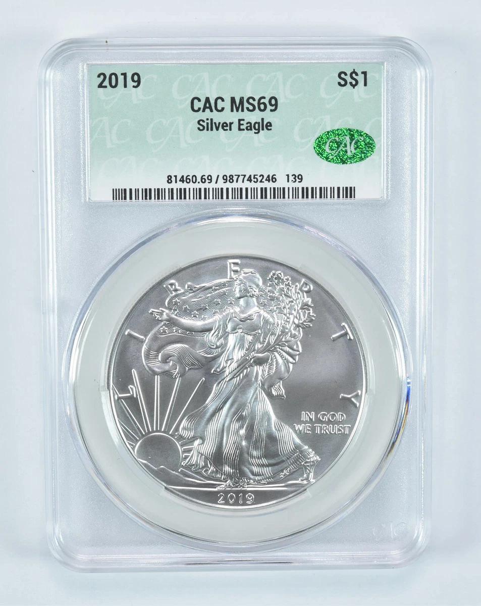 American Eagle MS 69 Graded 2019 Silver Bullion Coins for sale | eBay