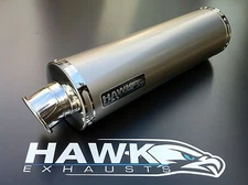 Hawk Triumph Street Triple 675 2013 + Titanium Round Exhaust Can Silencer SL