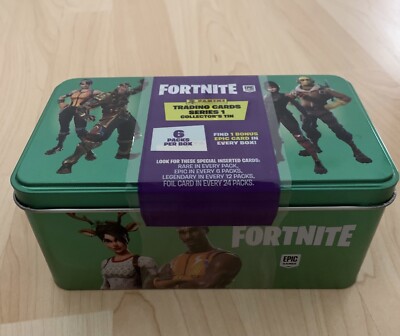 Panini Case Fortnite 2019 Collectors Mega Tin Box Series 1 Trading Cards