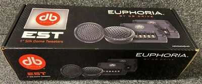 DB Drive Euphoria E5T 1" 25MM SILK DOME TWEETERS WITH CROSSOVERS