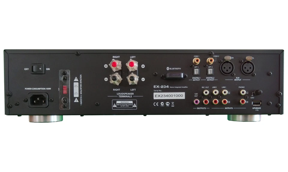 Stereo Verstärker, BT, 2x Cinch, 1 x XLR , Phono, BC Acoustique EX-234, WIE NEU - Bild 2 von 4