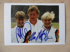 Anke Huber & B. Rittner Autogramme signed 10x15 cm Karteikarte mit Magazinbild