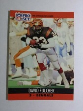 DAVID FULCHER 1990 PRO SET FOOTBALL CARD # 462 C7705