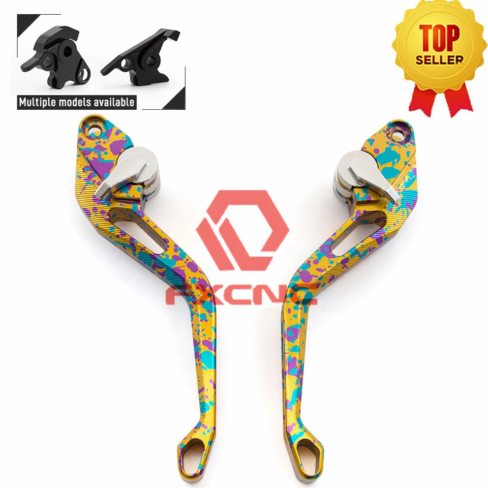 CNC Gold 3D Short Camouflage Brake Clutch Lever For BMW G650GS 2008-2016 15 - Изображение 2 из 4