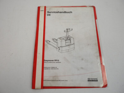 2002 Toyota PP13 Easymover Pallet Truck Electrics Service Manual