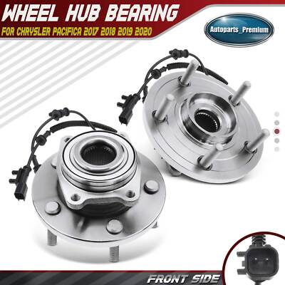 A-Premium 2x Front Wheel Bearing & Hub Assembly For Chrysler Pacifica 2017–2020 – Driver & Passenger