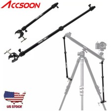 2x Accsoon Camera Slider Support Arm Extendable Adjustable Tripod Stability Arm