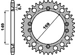 Pignon arrière 3551 44 C45 pour remplacer votre transmission de pas 520