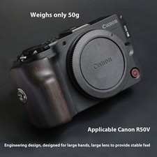 Camera Grip Handle Solid Wood Camera Accessories Suitable for Canon R50V