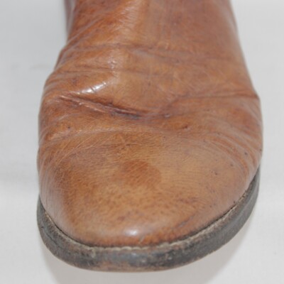 Justin #3021 Cognac Smooth Ostrich Cowboy Western Boots  display picture 3