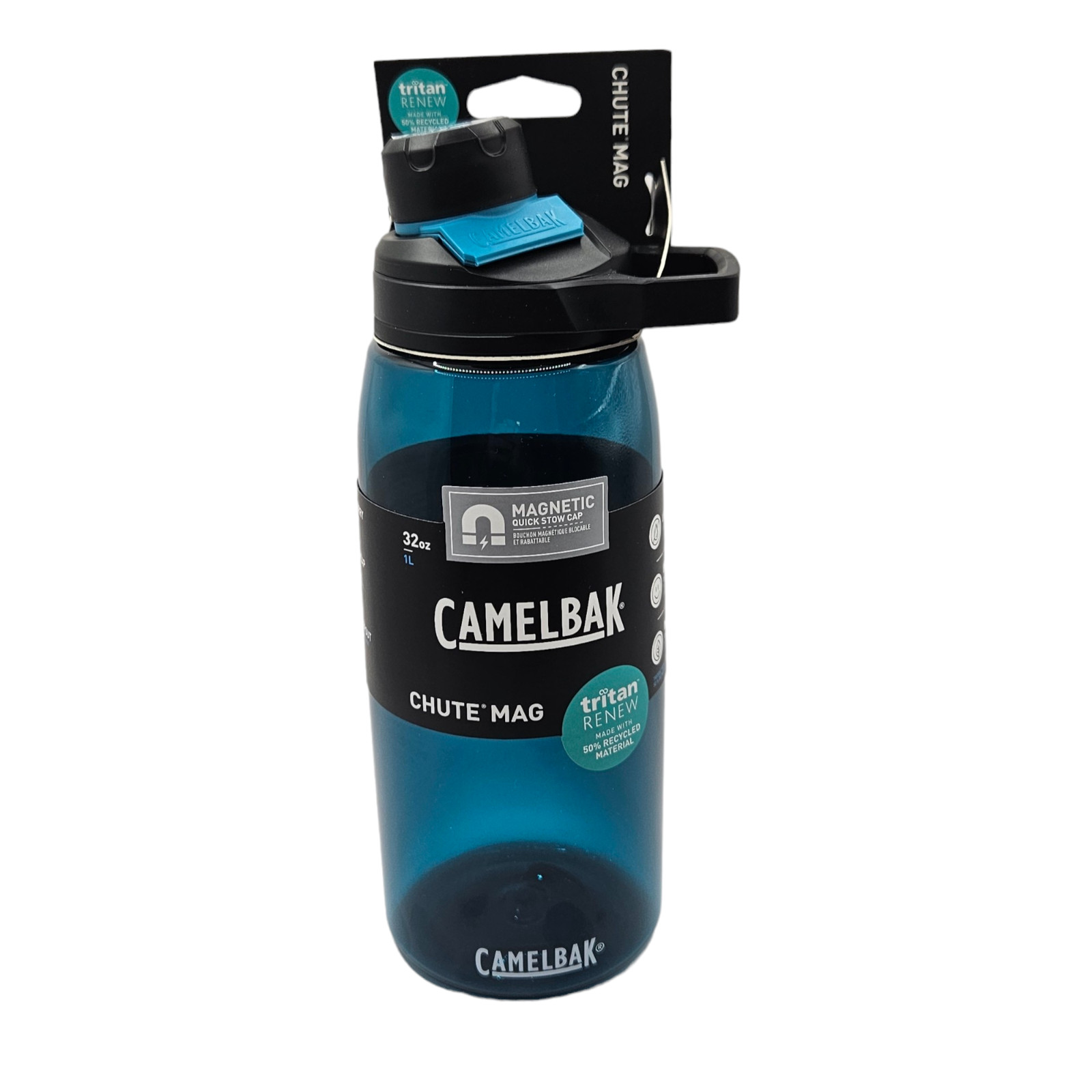 CamelBak Chute Mag Water Bottle 32oz Lagoon | BPA Free, Magnetic Cap, New