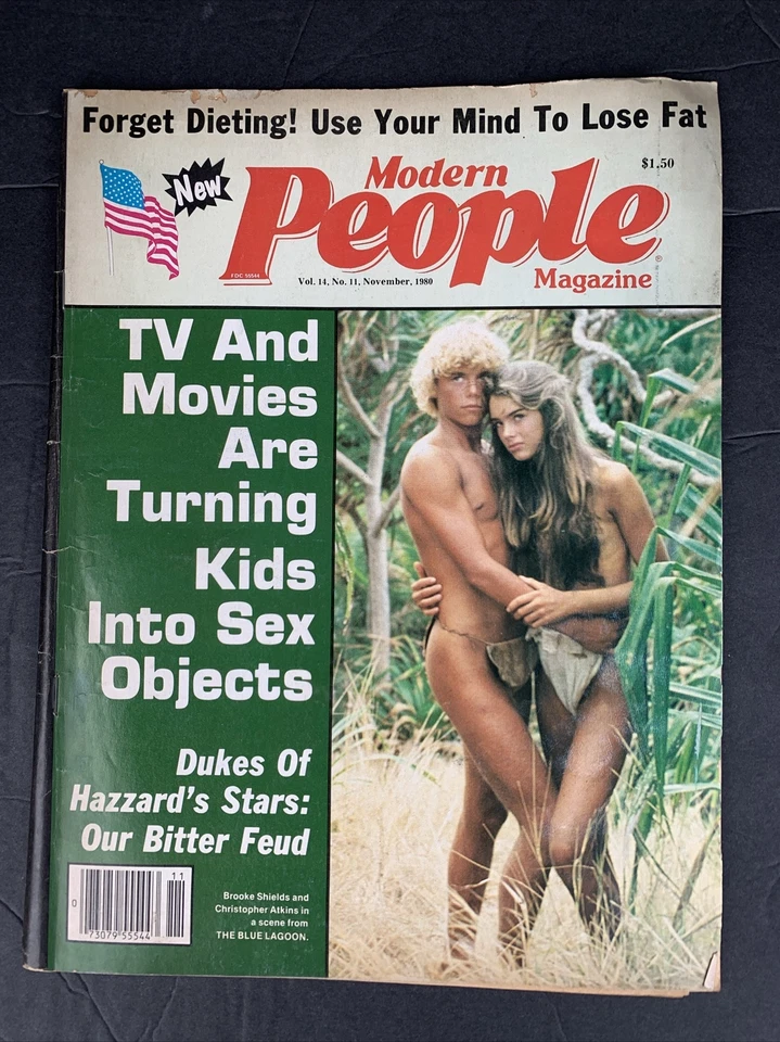 Modern People Magazine - VERY RARE - 1980 - Blue Lagoon - Brooke Shields  AST-33 - Изображение 2 из 4