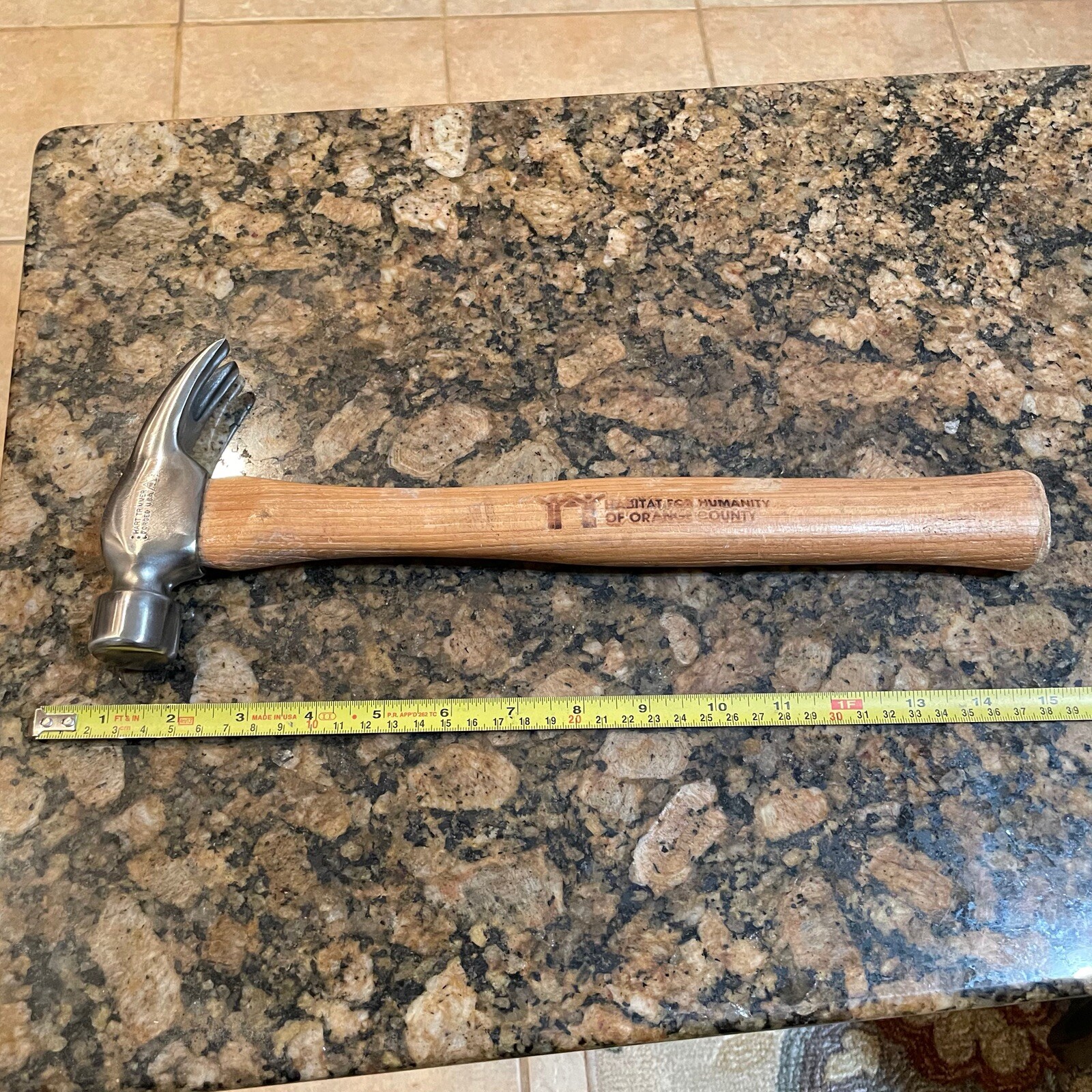 Vintage "Hart Trimmer" Framing Hammer USA ''HABITAT FOR HUMANITY