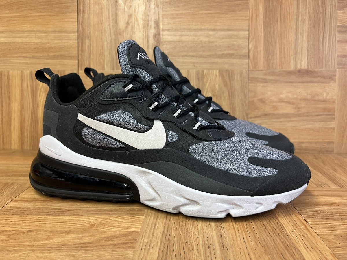 RARE🔥 Nike Air Max 270 React Anthracite Black Vast Grey Off Noir