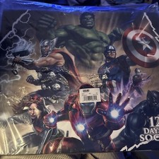 New 2021 Marvel Comics The Avengers 12 Days of Socks Set Unisex Size 6-12